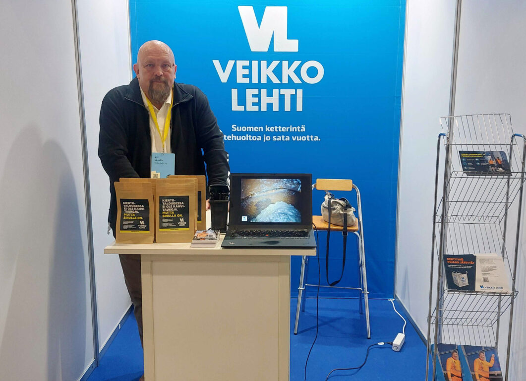 Veikko Lehti on mukana monilla messuilla tänä syksynä.